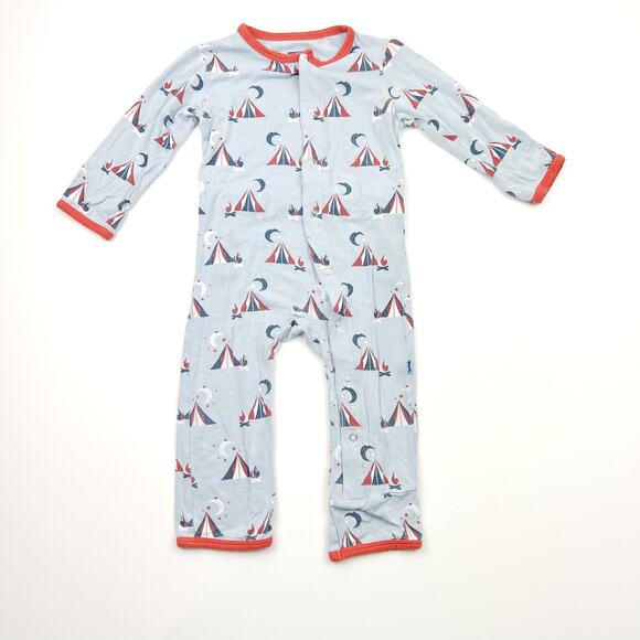 Kickee Pants Pond Tents Coverall - Picture 2 of 6